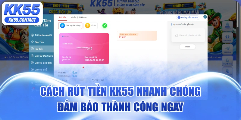 Rút tiền KK55