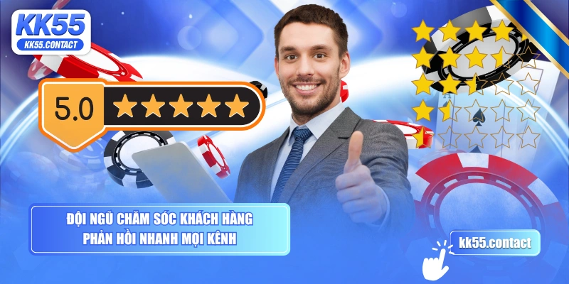 Đội ngũ chăm sóc khách hàng phản hồi nhanh mọi kênh