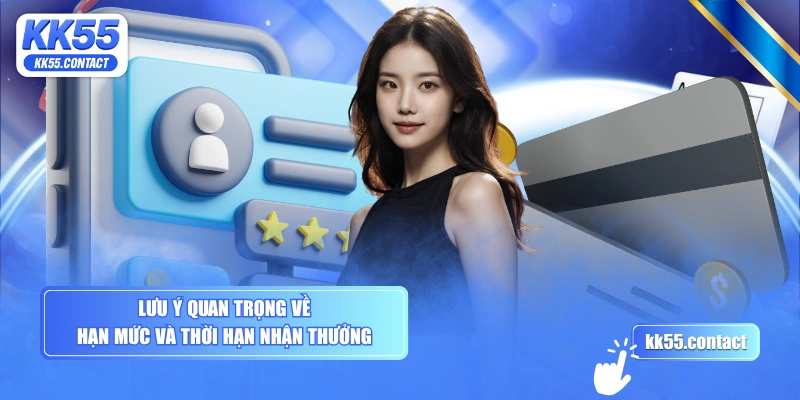 Lưu ý quan trọng về hạn mức và thời hạn nhận thưởng