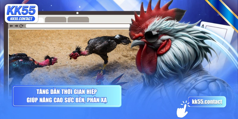 Tăng dần thời gian hiệp giúp nâng cao sức bền, phản xạ